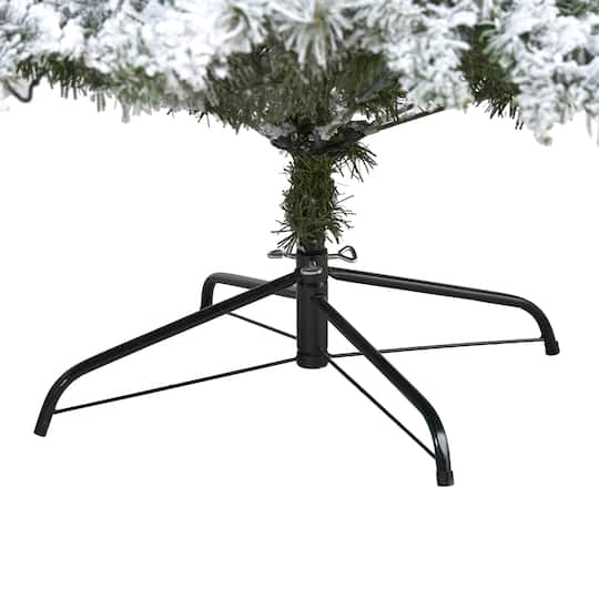 8ft. Pre-Lit White River Mountain Pine Artificial Christmas Tree, Clear LED Lights
